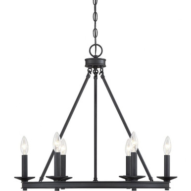 Middleton 6 Light Medium Chandelier by Savoy House - 1-307-6