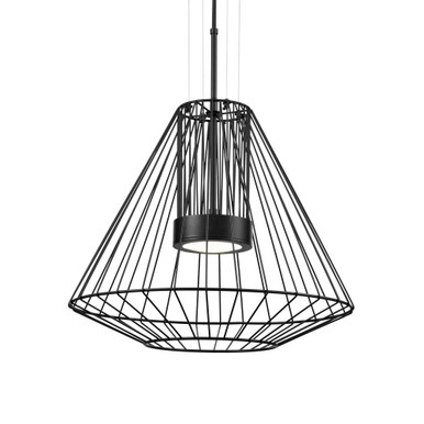 Arctic 32W LED Large Pendant 23 Inch Tall by Kuzco - EP68420-BK