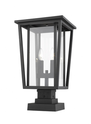 Seoul 2 Light Outdoor Post Mount Lantern 11.25 x 20.75 Inches by Z-Lite - 571PHBS3