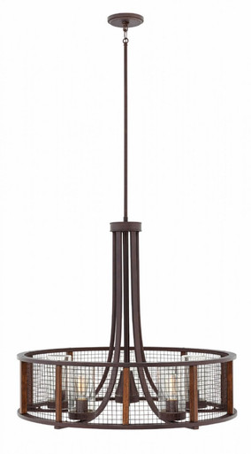 Beckett 5 Light Large Chandelier by Hinkley - 29616IR