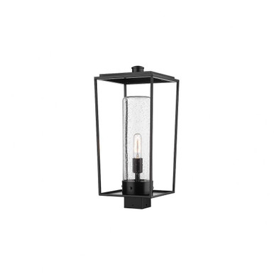 Sheridan 1 Light Outdoor Post Mounted Fixture 22.25 x 10 by Z-Lite - 594PHBS-BK