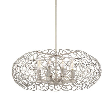 Helios 8 Light Chandelier 8.75 x 22 Inches by Zeev  - CD10030-8-SN