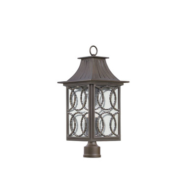 Monterey  Three Light Outdoor Large Post Mount by Kalco  - 404200AGB