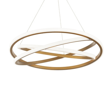 Veloce 78.5W 3 LED Chandelier 8 x 38 Inches Wide by Modern Forms - PD-24838-AB
