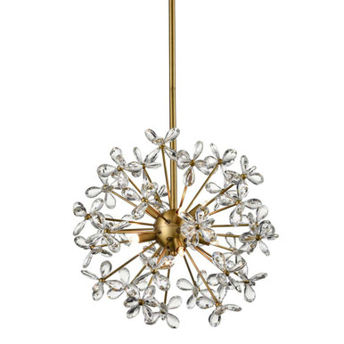 Adelle 12 Light Medium Globe Chandelier by Zeev - CD10337-12-AGB