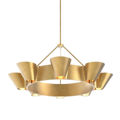 Reeve 8 Light Oversized Chandelier by Hudson Valley - 5638-VGL