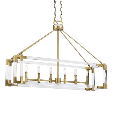 Prima Vista 6 Light Oversized Island Pendant by Minka Metropolitan - N7356-790