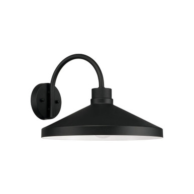 Lofton 1 Light Outdoor Wall Lantern 14.25 Inch Wide by Capital - 953512BK
