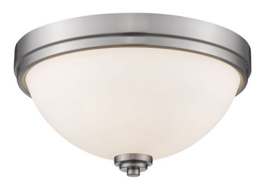 Ashton 2 Light 13 Inch Wide Flush Mount by Z-Lite 443F2-BN - 443F2-BN
