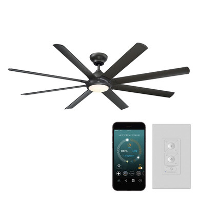 Hydra 80 Inch 8 Blade Ceiling Fan with Light Kit by Modern Forms - FR-W1805-80L