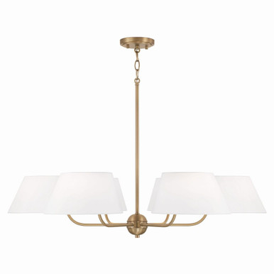 Welsley 6 Light Oversized Chandelier by Capital - 450461AD