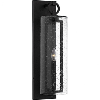 Redan 1 Light Outdoor Wall Lantern 22.25 Inch Tall by Quoizel - RDN8406SBK