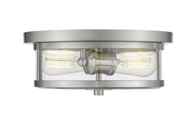 Savannah 2 Light 11 Inch Wide Flush Mount by Z-Lite 462F11-BN - 462F11-BN
