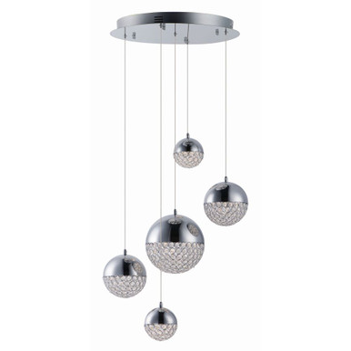Eclipse 31.5W 5 LED Light Large Pendant by ET2 - E31227-20PC