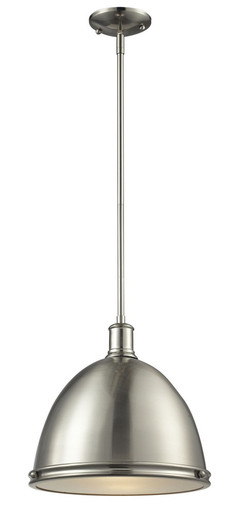 Mason 1 Light Medium Pendant 13 Inch Wide by Z-Lite - 710P13-BN