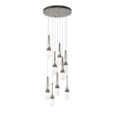 Link 9 Light Metal Large Pendant 20.5 Inch Wide by Hubbardton Forge - 131100HF