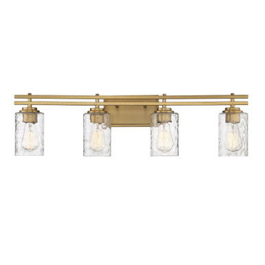 Baxter 4 Light Bath Vanity 9 Inch Tall and 32 Inch Wide by Savoy House - L8-6090-4