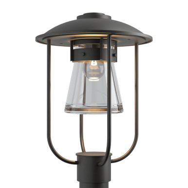 Erlenmeyer 1 Light Outdoor Post Light 17.1 x 12.1 In by Hubbardton Forge - 347295-1013