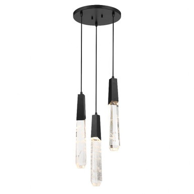 Drifting Droplets 18W Three LED Light Medium Pendant by George Kovacs - P1284-66A-L