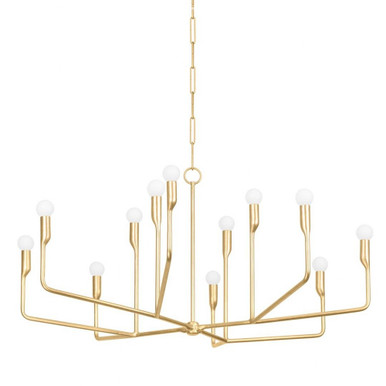 Norman 12 Light Oversized Chandelier by Troy - F9242