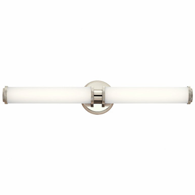Indeco 62W 2 LED Light Linear Vanity Light by Kichler - 45685PNLED