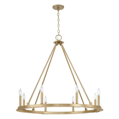 Pearson 8 Light Chandelier 33 x 36 Inch Wide by Capital - 4918AD