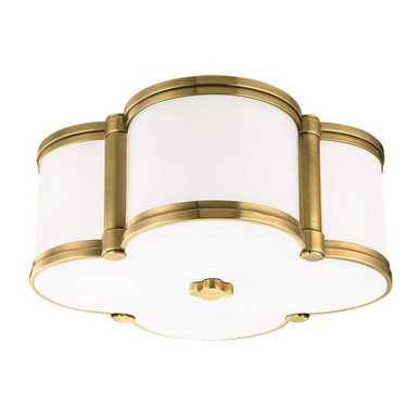 Chandler 2 Light 12.5 Inch Wide Flush Mount by Hudson Valley - 1212