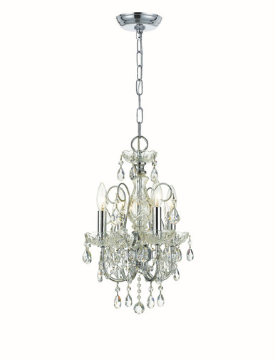 Imperial 4 Light Mini Chandelier by Crystorama - 3224