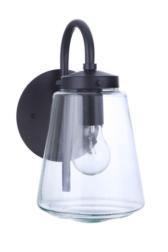 Laclede 1 Light Outdoor Wall Lantern 12 Inch Tall by Craftmade - ZA3804-MN