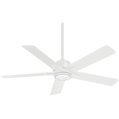 Stout 54 Inch 5 Blade Ceiling Fan with Light Kit by Minka Aire - F619