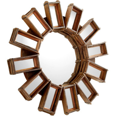 Zenobia Mirror 46 Inch Wide by 5 Inch Deep by Cyan - 09764