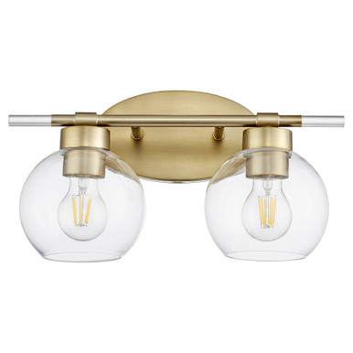 Voln 2 Light Vanity Light by Quorum - 5317-2-80