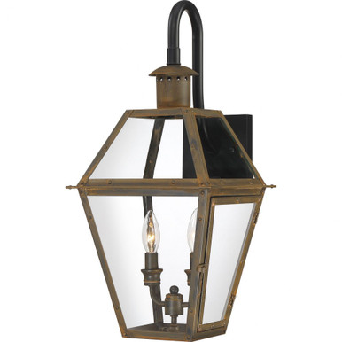 Rue De Royal 2 Light Candle Style Wall Lantern 22.5 Inch Tall by Quoizel - RO8411