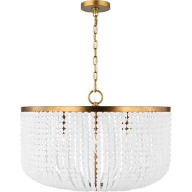 Bellecour 8 Light Chandelier 16.75 X 24 Inch Wide by Visual Comfort Studio - LXC1146VGD