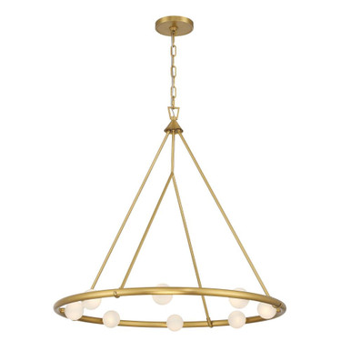 Terrell 3.5W 8 LED Chandelier 29 Inch Tall and 29.5 Inch Wide by Crystorama - TRL-2805-LG