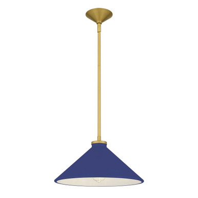 Bradbury 1 Light Pendant 7.5 Inch Tall and 14 Inch Wide by Quoizel - BRAD1814