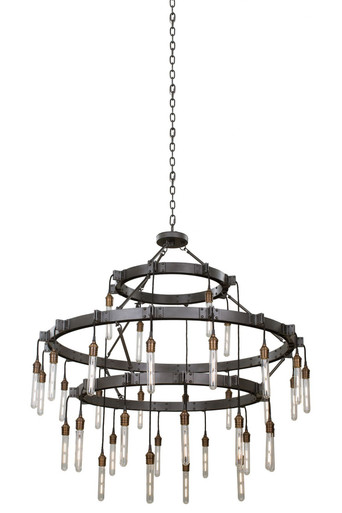 Stuyvesant 36 Light Oversized 3 Tier Chandelier by Kalco - 506274MGM