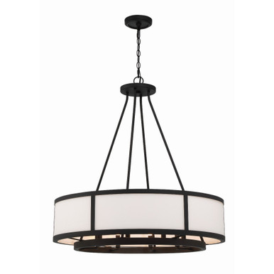 Bryant 8 Light Large Chandelier by Crystorama - BRY-8008-BF