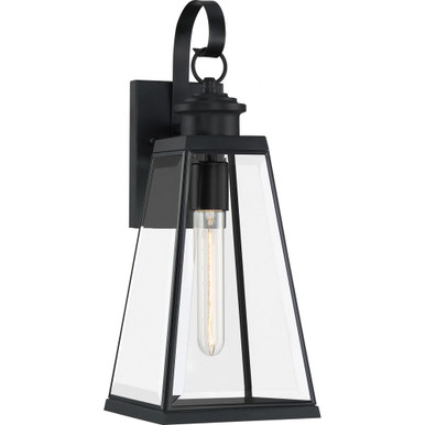 Paxton 1 Light Outdoor Wall Lantern by Quoizel - PAX8407MBK
