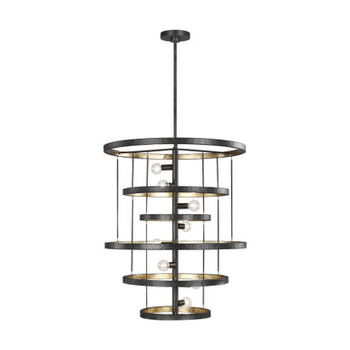 Celeste 8 Light Medium Chandelier by Generation Lighting - F3341/8AI/ADB