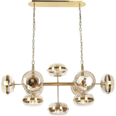 Nottingham Oval Chandelier 10 Light 21.75 x 27.25 Inch by Eurofase - 37089-016