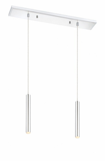 Forest 70W 14 LED Island/Billiard 16 x 12 In by Z-Lite 917MP12-CH-LED-2LCH - 917MP12-CH-LED-2LCH