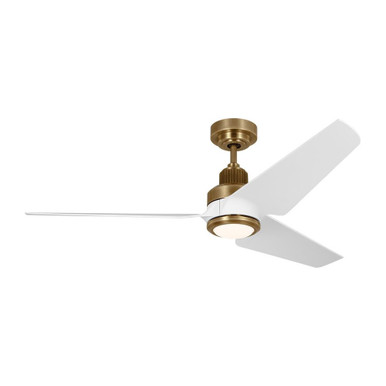 Ruhlmann Smart 3 Blade Ceiling Fan with Light Kit 52 Inch Wide by VC Fan - 3RULSM52