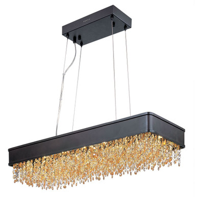 Mystic 22 Light Mini Chandelier by Maxim - 39659SHBZ