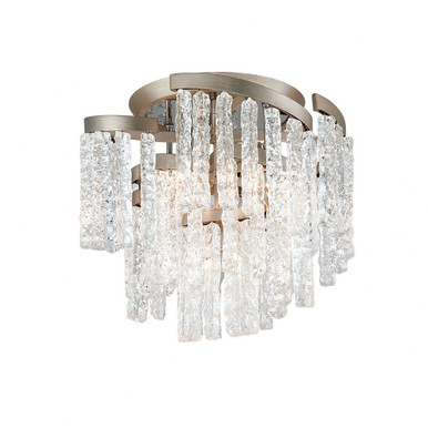 Mont Blanc 5 Light 18.25 Inch Wide Semi Flush Mount by Corbett - 243-35-WSL