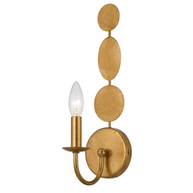 Layla 1 Light Candle Style Wall Sconce by Crystorama - 541