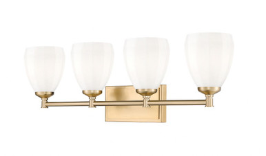 Oren 4 Light Bath Vanity 10 Inch Tall and 31 Inch Wide by Z Lite - 7004-4V