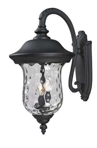 Armstrong Three Light Outdoor Wall Mount 12.38 x 24.25 Inch by Z Lite - 534B-BK