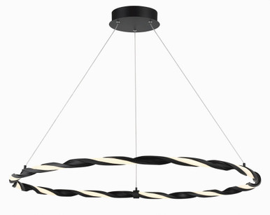 Convolution 1 LED Light Oversized Pendant by George Kovacs - P5483-66A-L