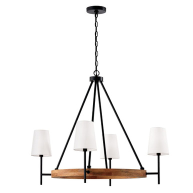 Jonah 4 Light Oversized Chandelier by Capital - 450841WK-709